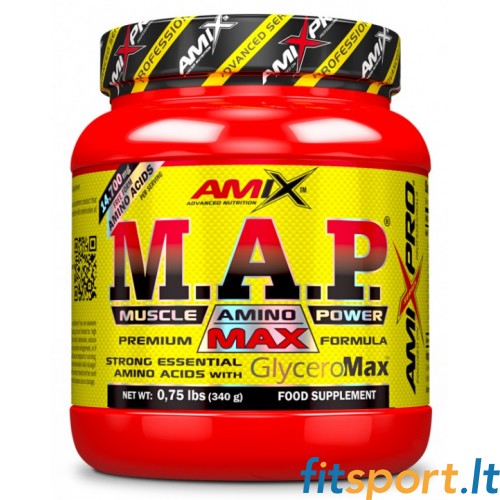 AmixPro M.A.P.® with GlyceroMax® 340 g (Esminės amino rūgštys su gliceroliu) 